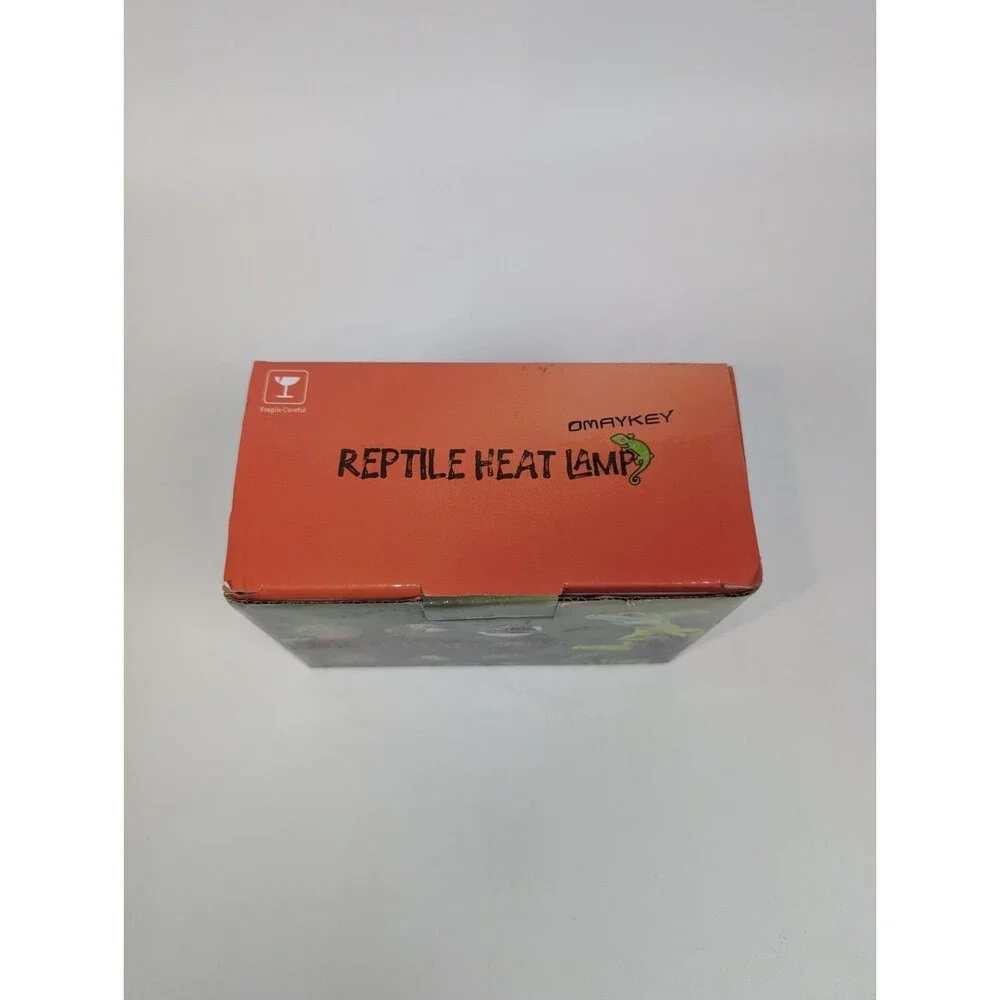 75W Reptile Heat Lamp Red Light Bulb 2 Pack Terrarium Turtle Lizard Amphibian